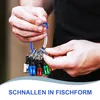 Karabiner, 20 Stück Schlüsselanhänger Fisch, Outdoor Produktbild-Vorschau 6