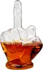 Mittelfinger Dekanter aus Glas für Whiskey Produktbild-Vorschau 1