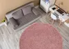 Tapis SOFFI Cercle shaggy 5cm rose rose cercle 120 cm Voir les images du produit 4