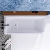 ECOLAM Badewanne Rechteckbadewanne 170x75 cm Savia Styropor Produktbild-Vorschau 4