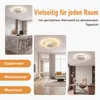 Smart LED Deckenleuchte Ø50cm, Moderne Ring Deckenlampe mit Produktbild-Vorschau 6