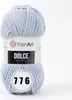 YarnArt Dolce 100% Polyester Chenille Garn graublau 776, Produktbild-Vorschau 1