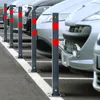 Bettizia Absperrpfosten 4X Parkplatzsperre Klappbar 66cm Produktbild-Vorschau 6