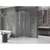 Mexen Velar Duschkabine 110x110 cm Frost, Nickel, Produktbild-Vorschau 2
