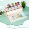 chevalet 2 en 1 avec papier à dessin，Kinder Malset，Jouets Voir les images du produit 1