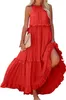 ASKSA Damen Langes Kleid Sommer Big Swing Strandkleid y Produktbild-Vorschau 2
