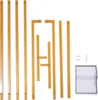 2x1,5M Goldener Hochzeits bogen Traubogen Metall Ballon Produktbild-Vorschau 4