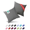 2er Pack Kissenbezug Kissenhülle 50x50 cm Jersey Uni Produktbild-Vorschau 1