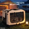 Faltbare Hundebox Transporttasche Transportbox Auto Katze Produktbild-Vorschau 5