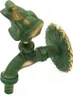 Nostalgie Auslaufventil Frosch 1/2 Zoll patiniertes Messing Produktbild-Vorschau 1