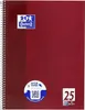 A close-up, front-facing view of a red Oxford college notebook. Náhľad obrázku produktu