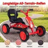 KOMFOTTEU Gokart für Kinder, Tretauto mit verstellbarem Produktbild-Vorschau 4