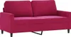 vidaXL 2-Sitzer-Sofa Weinrot 140 cm Samt Produktbild-Vorschau 1