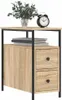 vidaXL Table de nuit chêne Sonoma 30x60x60 cm bois Voir les images du produit 3