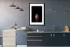 MuchoWow® MuchoWow® Gerahmtes Poster Rose - Schwarz - Pilz Produktbild-Vorschau 5