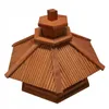 4iQ Massivholz-Vogelfutterhaus SIKORKA V 39x34x39 cm Produktbild-Vorschau 3