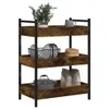 vidaXL Wózek kuchenny dąb wędzony 50x30x70 cm materiał Podgląd zdjęcia produktu 5