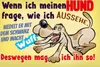 vianmo Holzschild 20x30 cm wenn ich meinen Hund frage Produktbild-Vorschau 1