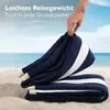 Liebenstein Strandtuch/Pooltuch 180 x 100 cm blau / weiß Produktbild-Vorschau 6