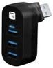 Techly 180° Drehbarer Hub 3*USB 3.0 mit Kabel Anteprima dell’immagine prodotto 2