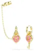 Swarovski Ohrringe Damen Idyllia Herz Schlüssel Rosa Produktbild-Vorschau 4