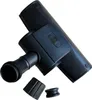 A black vacuum cleaner attachment with two small accessories on a white background. Produktbild-Vorschau