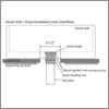 Diagram showing the installation of a vessel sink drain. Produktbild-Vorschau