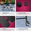 tectake® Bistro set Frieda pro 2 osoby Náhled obrázku produktu 6