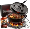 Gusskönig Dutch Oven 12 l ohne Füße mit Deckelheber und Produktbild-Vorschau 1