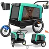 KESSER® Rimorchio per cani Boxer 3-in-1: passeggino per Anteprima dell’immagine prodotto 1