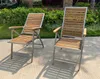 ALEOS. Hochlehner aus Edelstahl mit A-Grade TEAK Holz, Produktbild-Vorschau 8
