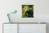 MuchoWow® Textilposter Elefant - Grün - Tiere - Natur 60x60 Produktbild-Vorschau 3