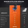GTPLAYER herní židle s masáží, herní židle s podnožkou, Náhled obrázku produktu 6