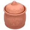 Terra Knoblauchtopf mit Deckel Ø 12,8cm aus Terrakotta Produktbild-Vorschau 2