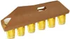 Tragetabletts, Pappe "pure" 12 cm x 9,5 cm x 62 cm braun Produktbild-Vorschau 2