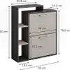 Schuhkipper Vicco Orlando Anthrazit/Greige 80 x 90 cm, Produktbild-Vorschau 2