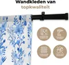 MuchoWow® Wandteppich Wandbehang Blumen - Anemone - Blau - Produktbild-Vorschau 3