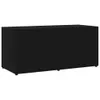 Mobile TV nero 80x34x36 cm materiale legno Anteprima dell’immagine prodotto 1