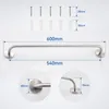 Auralum Edelstahl Handtuchhalter Handtuchstange Produktbild-Vorschau 6