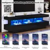 okwish TV-Schrank TV-Lowboard mit LED-Beleuchtung und Produktbild-Vorschau 3