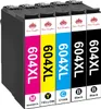 5x 604XL für Epson 604 Druckerpatronen WF-2910 WF-2930 Produktbild-Vorschau 1