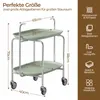 Carrello da cucina con ruote, 3 ripiani, carrello di Anteprima dell’immagine prodotto 2