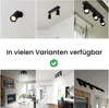 LUMILED Deckenleuchte Deckenstrahler 4-flammiger 230V GU10 Produktbild-Vorschau 8