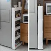 2er-Set Ausziehbares Zwischenregal mit Rollen 4 Reihen Büro Produktbild-Vorschau 6