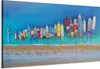 Italienischer Leinwand Leinwandbild - Colourful Boats (1 Produktbild-Vorschau 1