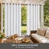 1x Garden Outdoor Vorhang Wetterfest Mit ösen Wasserdicht Produktbild-Vorschau 2