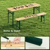 WOLTU Bierzeltgarnitur 3-teilig Biertisch & 2 Bierbank Holz Produktbild-Vorschau 5