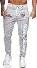 Herren Jogginghose | Freizeithose | Marine 512  Grau/Weiß Produktbild-Vorschau 3