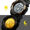 Alienwork Seven-color LED Digital Kinderuhr Jungen Mädchen Produktbild-Vorschau 5