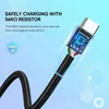 Close-up of a USB-C connector and cable, highlighting internal components and safety features. Produktbild-Vorschau